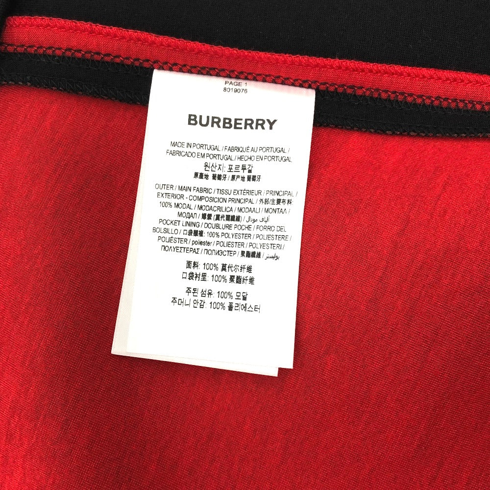 BURBERRY ジップアップ ロゴ バイカラー スカート ポリエステル