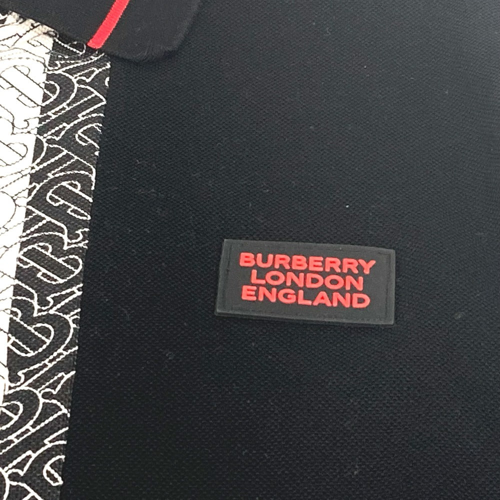 BURBERRY 8027016 アパレル トップス 半袖 モノグラムTB ストライプ ポロシャツ コットン メンズ - brandshop-reference