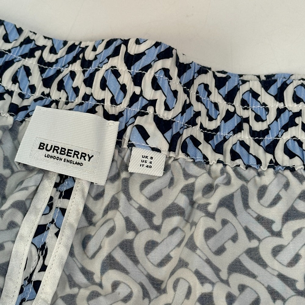 BURBERRY 8048786 TB モノグラム ロゴ ハーフパンツ ショートパンツ コットン レディース - brandshop-reference