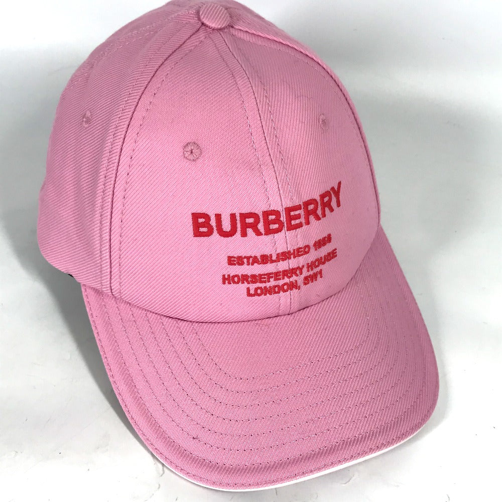 BURBERRY 8048725 ロゴ 帽子 キャップ帽 ベースボール キャップ コットン レディース - brandshop-reference
