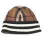 BURBERRY 8049580 チェック ビーニー 帽子 ニット帽 ニットキャップ ニット帽 カシミヤ レディース - brandshop-reference