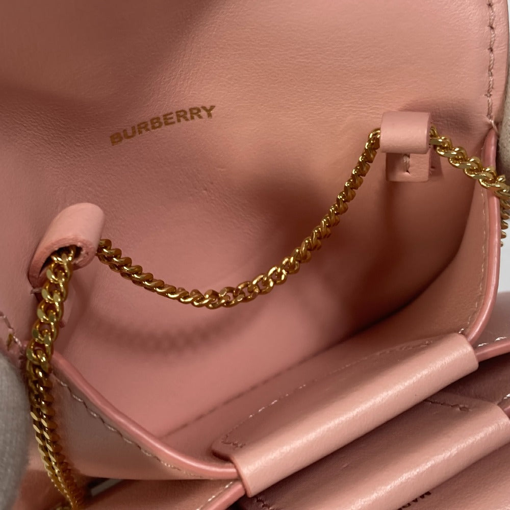 BURBERRY TB チェーン ミニウォレット ショルダーバッグ ポシェット