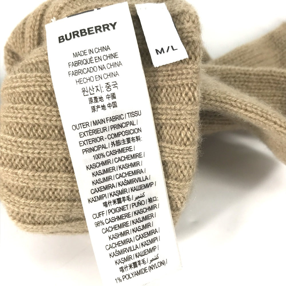 BURBERRY 8025725 KINGDOM ロゴ 手袋 グローブ カシミヤ メンズ - brandshop-reference