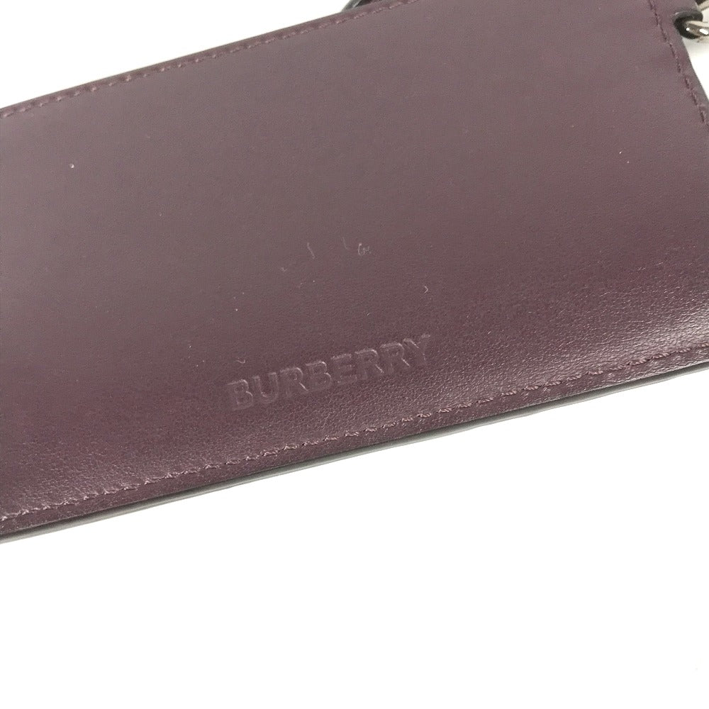 BURBERRY 財布 小銭入れ TB ストラップ付 フラグメントケース カードケース コインケース レザー メンズ - brandshop-reference