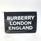 BURBERRY ロゴ ポーチ クラッチバッグ レザー メンズ - brandshop-reference
