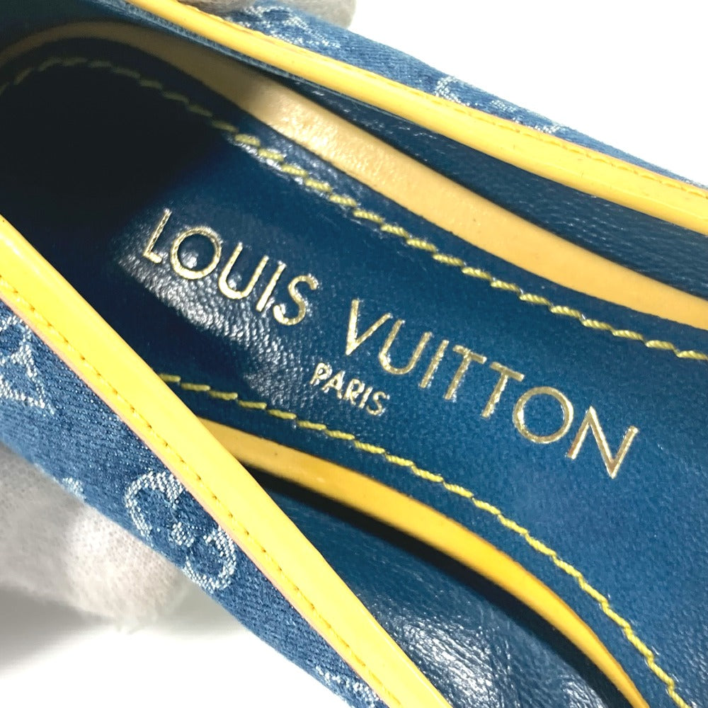 LOUIS VUITTON モノグラムデニム フラットシューズ 靴 シューズ ペタンコ パンプス デニム レディース - brandshop-reference