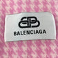 BALENCIAGA チェック ロゴ フリンジ マフラー ウール/カシミヤ レディース - brandshop-reference