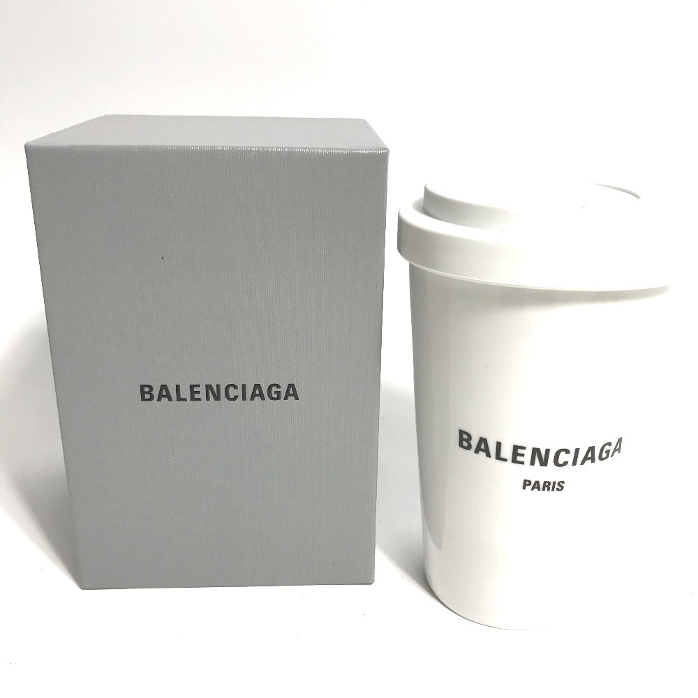BALENCIAGA 666275 ロゴ コップ カップ 蓋付き 食器 タンブラー 陶器 レディース - brandshop-reference