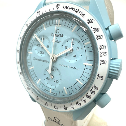 Swatch S033L100 OMEGA×Swatch ウラヌス 天王星 クロノグラフ クォーツ 腕時計 セラミック メンズ - brandshop-reference
