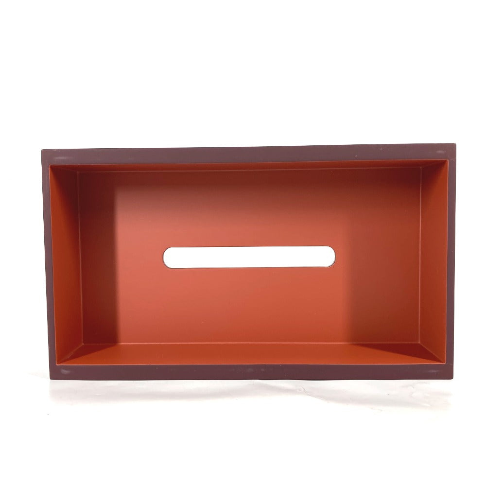 HERMES ティッシュケース インテリア  ティッシュボックス　BOX  ホルダー 雑貨 ウッド ユニセックス - brandshop-reference