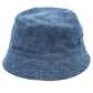 MIUMIU 5HC137 ハット帽 帽子 バケットハット ボブハット ロゴ レザータグ バケットハット ハット デニム レディース - brandshop-reference