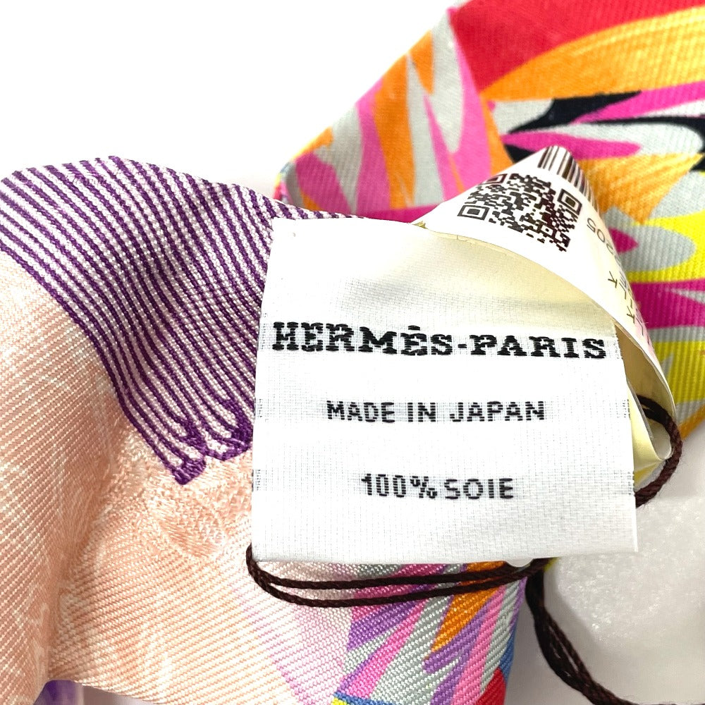 HERMES 2022年 限定モデル 京都マーブル ツイリー バッグアクセサリー スカーフ シルク100% - brandshop-reference