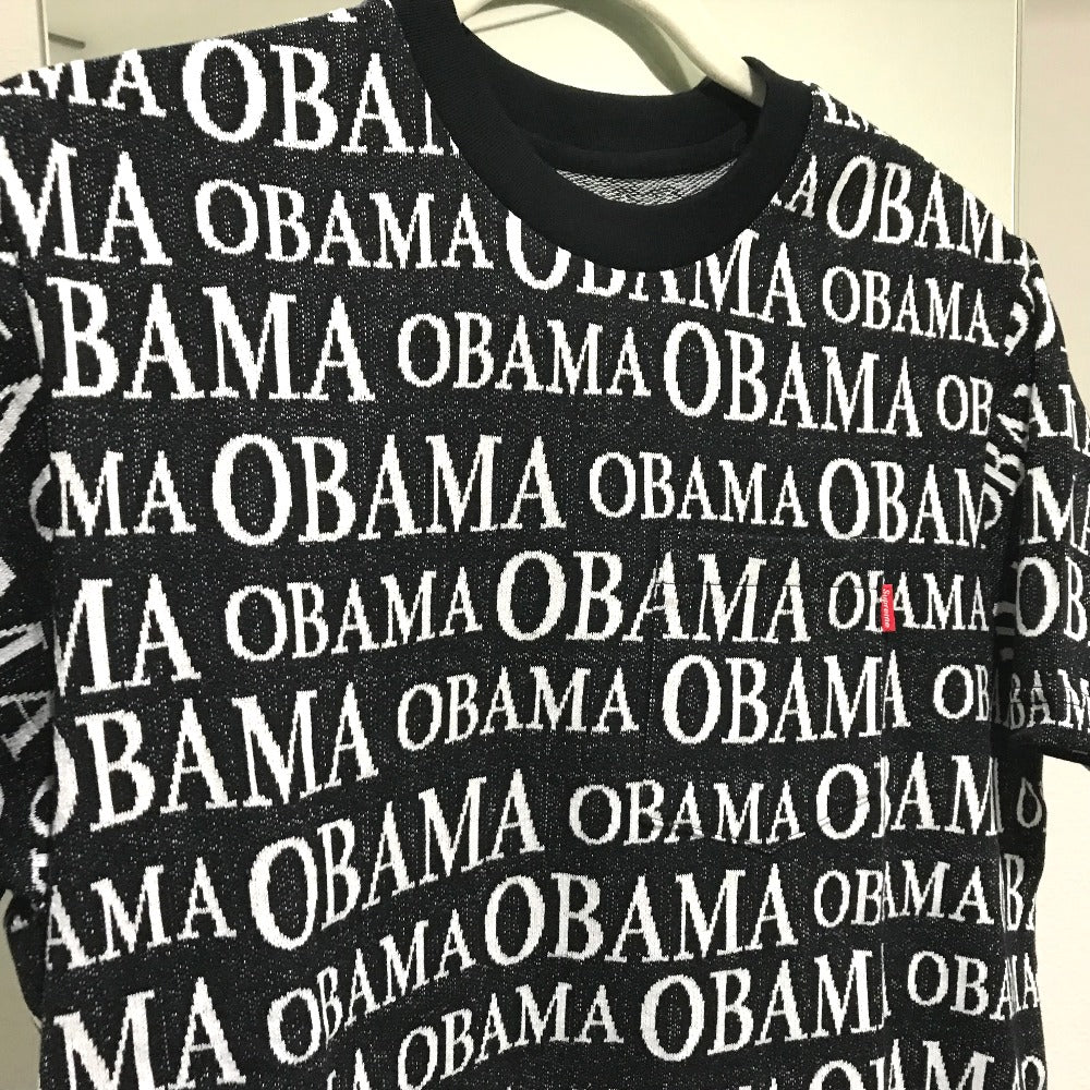 Supreme Obama Jacquard S/S Top オバマ ジャガード ショートスリーブ トップ Tシャツ コットン メンズ 半袖Ｔシャツ - brandshop-reference
