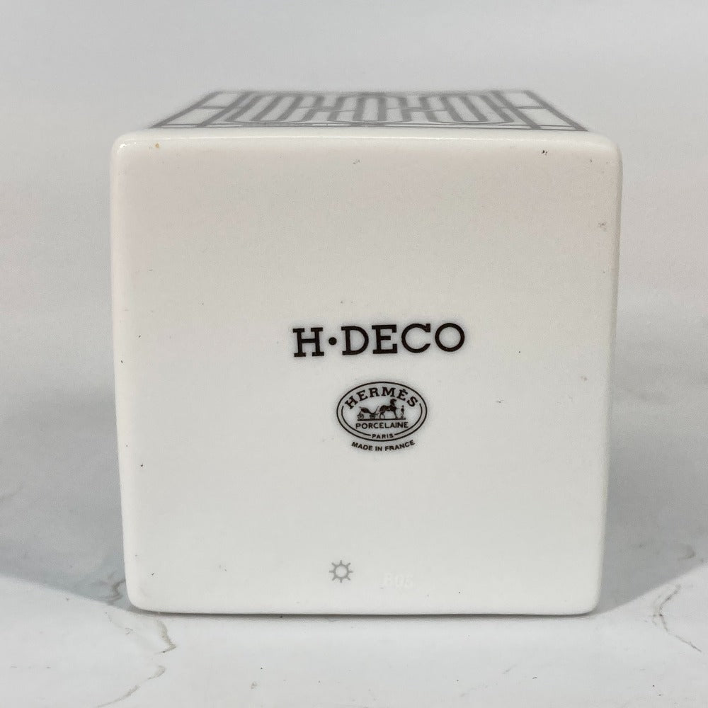 HERMES H Deco アッシュデコ ミニボックス シュガーボックス 食器 インテリア 砂糖 プレート 雑貨 陶器 レディース - brandshop-reference
