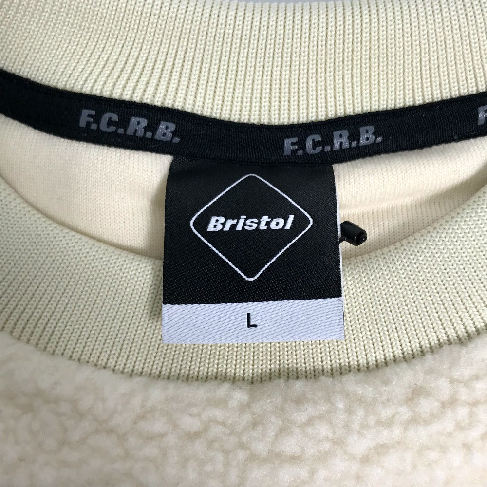 Bristol FCRB-222045 F.C.Real Bristol BOA FLEECE BIG LOGO CREWNECK TOP ボア フリース トレーナー ポリエステル メンズ - brandshop-reference