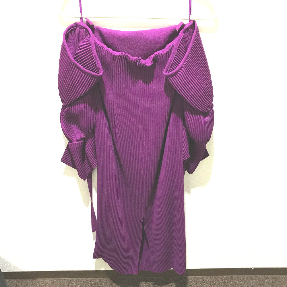 IRENE 20S85004 ドレス Pleated Georgette Bustier Dress タグ有 ...
