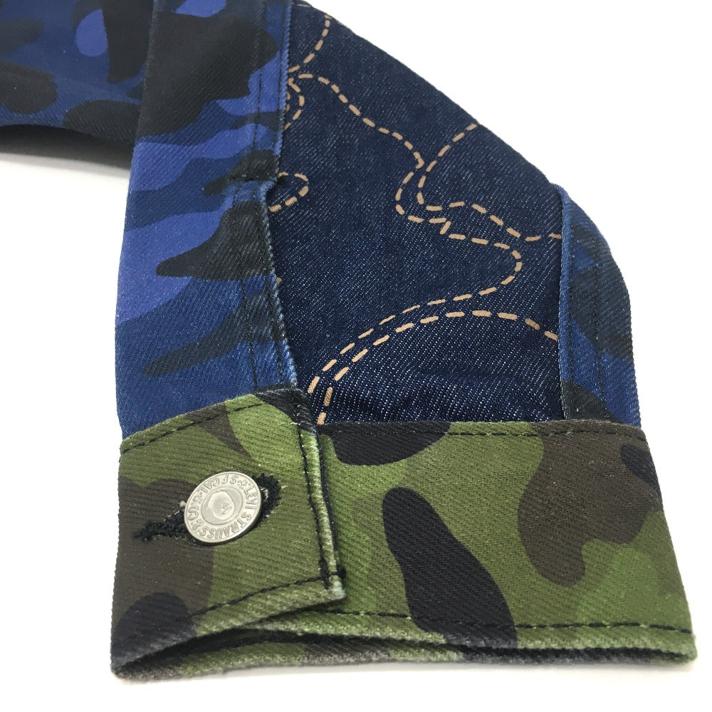 A Mathing Ape Bape X Levi's Collaboration Multicolor Camo Trucket