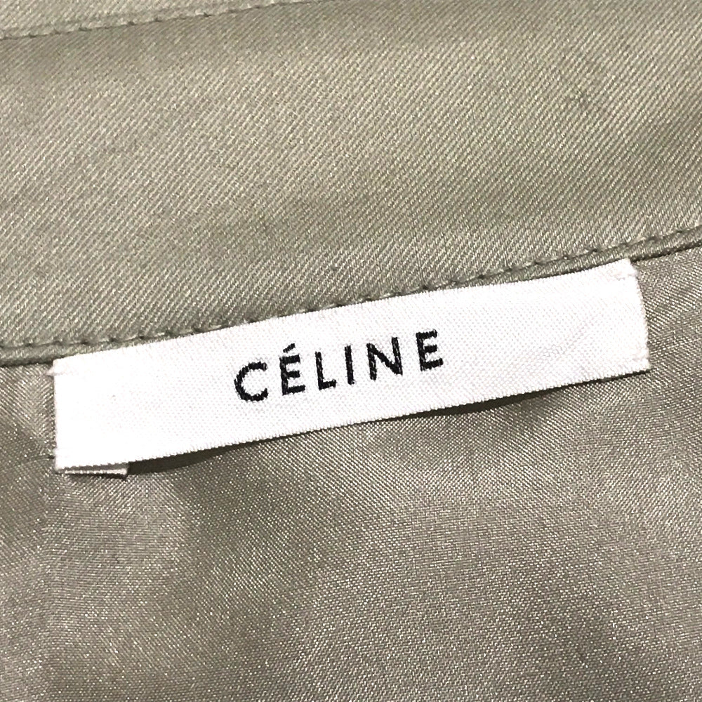 Celine 28v36 6073 Outer Long Court Double Face Court Mastic Trench