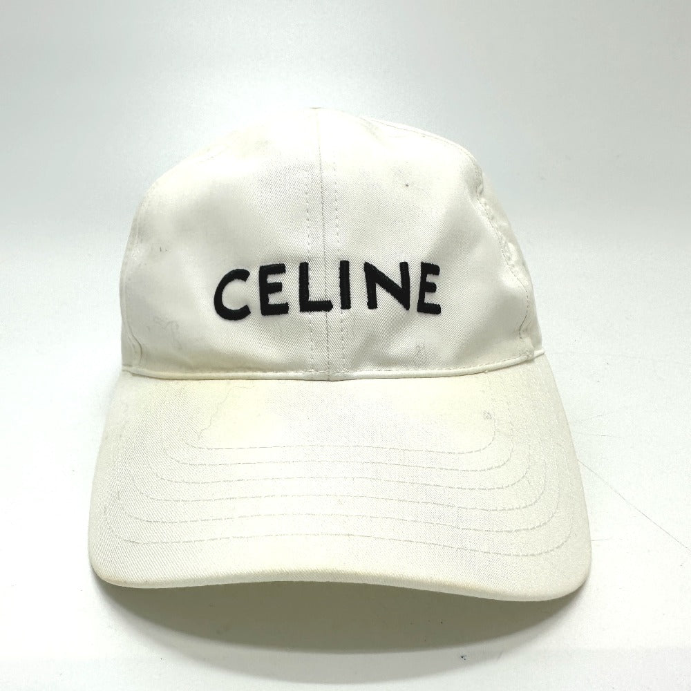 CELINE ロゴ コットンキャップ - 帽子