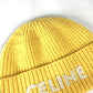 CELINE 2A61W535Q ビーニー 帽子 ニット帽 ニットキャップ ロゴ ニット帽 ウール レディース - brandshop-reference