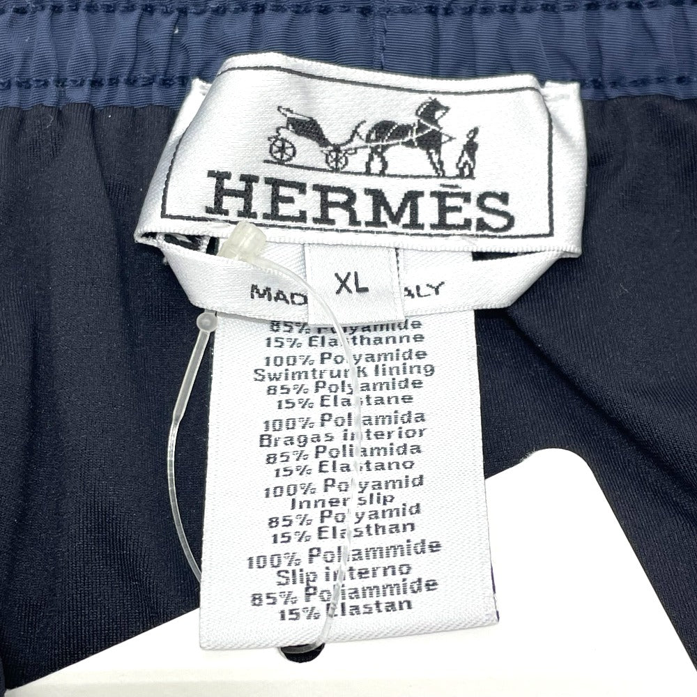 HERMES サイドステッチ ハーフ 水着 スイムパンツ パンツ ナイロン メンズ - brandshop-reference