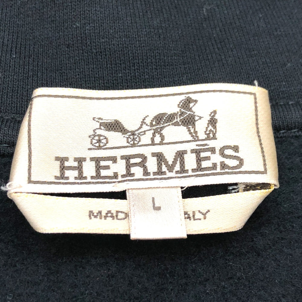 HERMES サイドライン ジップアップ フーディ パーカー コットン メンズ - brandshop-reference