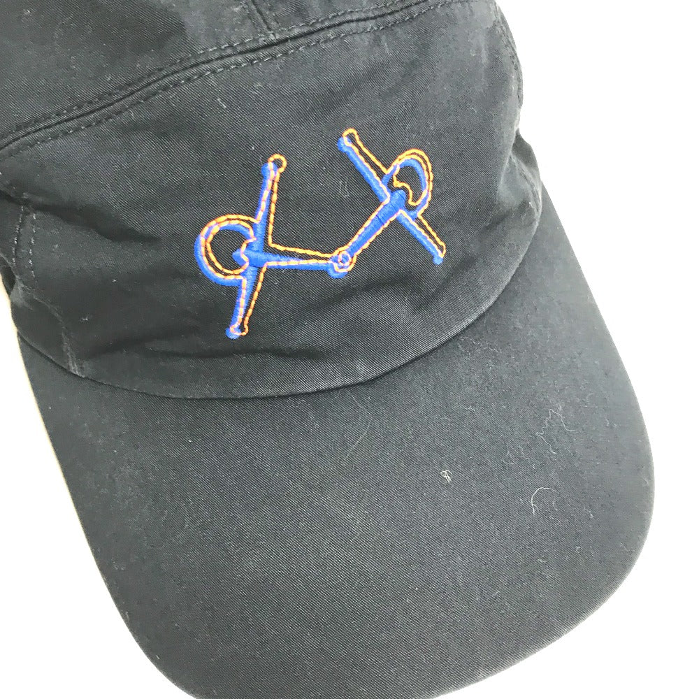HERMES ロゴ 帽子 キャップ帽 ベースボール キャップ コットン メンズ - brandshop-reference