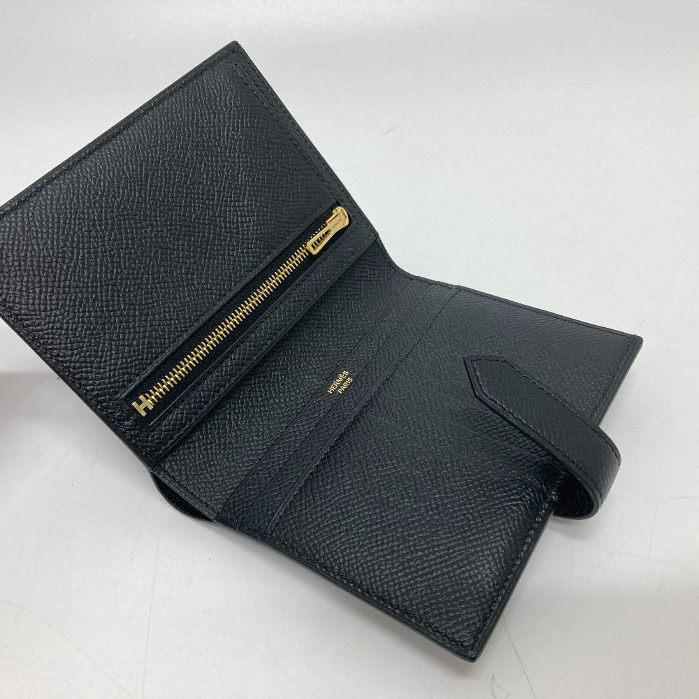 HERMES ベアン コンパクト ウォレット 2つ折り財布 ヴォーエプソン レディース - brandshop-reference