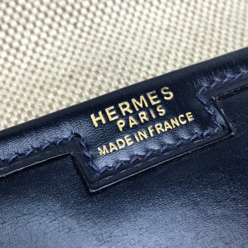 HERMES 書類バッグ セカンドバッグ ジジェGM ボックスカーフ メンズ ...