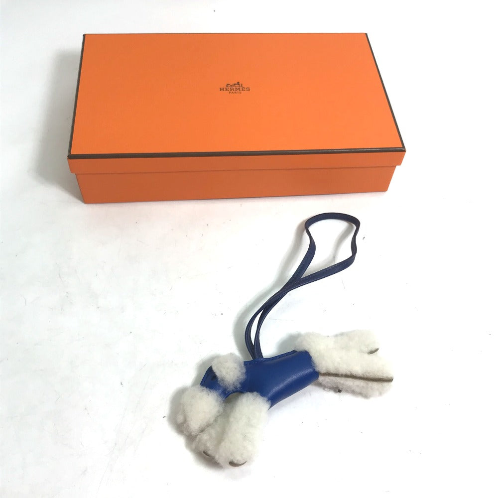 HERMES テリア 犬 バディ カバン バッグアクセサリー チャーム レザー レディース - brandshop-reference