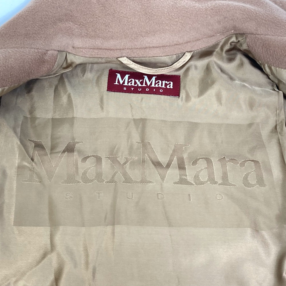 MAX MARA STUDIO スタンドカラーコート ロングコート ウール レディース - brandshop-reference