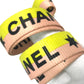 CHANEL ロゴ ネックストラップ 01P ネックレス キャンバス レディース - brandshop-reference