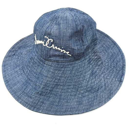 CHANEL ロゴ デニム ハット帽 帽子 バケットハット ボブハット ハット コットン レディース - brandshop-reference