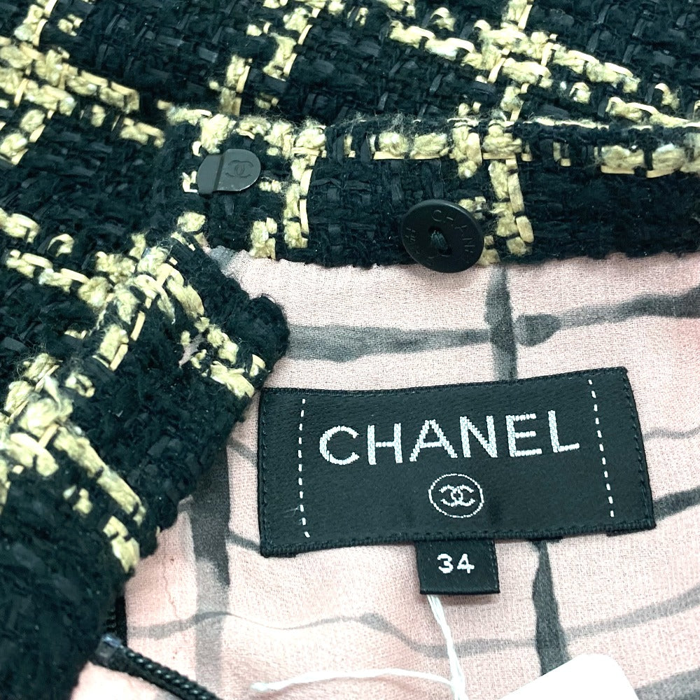 CHANEL P70539 チェック ツイード チェーン 21SS スカート シルク レディース - brandshop-reference