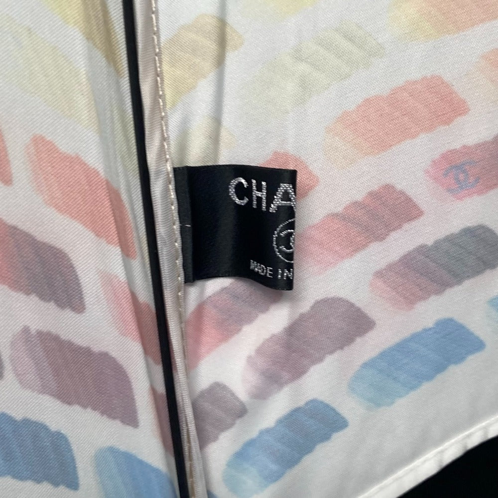 CHANEL レインボー CC ココマーク ロゴ 折り畳み傘 アンブレラ パール 傘 ナイロン レディース - brandshop-reference
