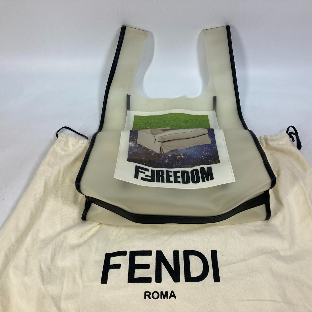 FENDI 7VA442 バナナ フルーツ FREEDOM ロゴ エコバッグ カバン