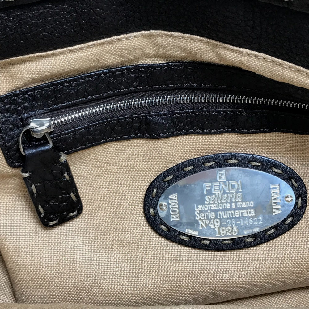 FENDI 8bn155 Sereria Four Rey Intereruri Tote Bag Handbag Vinyl