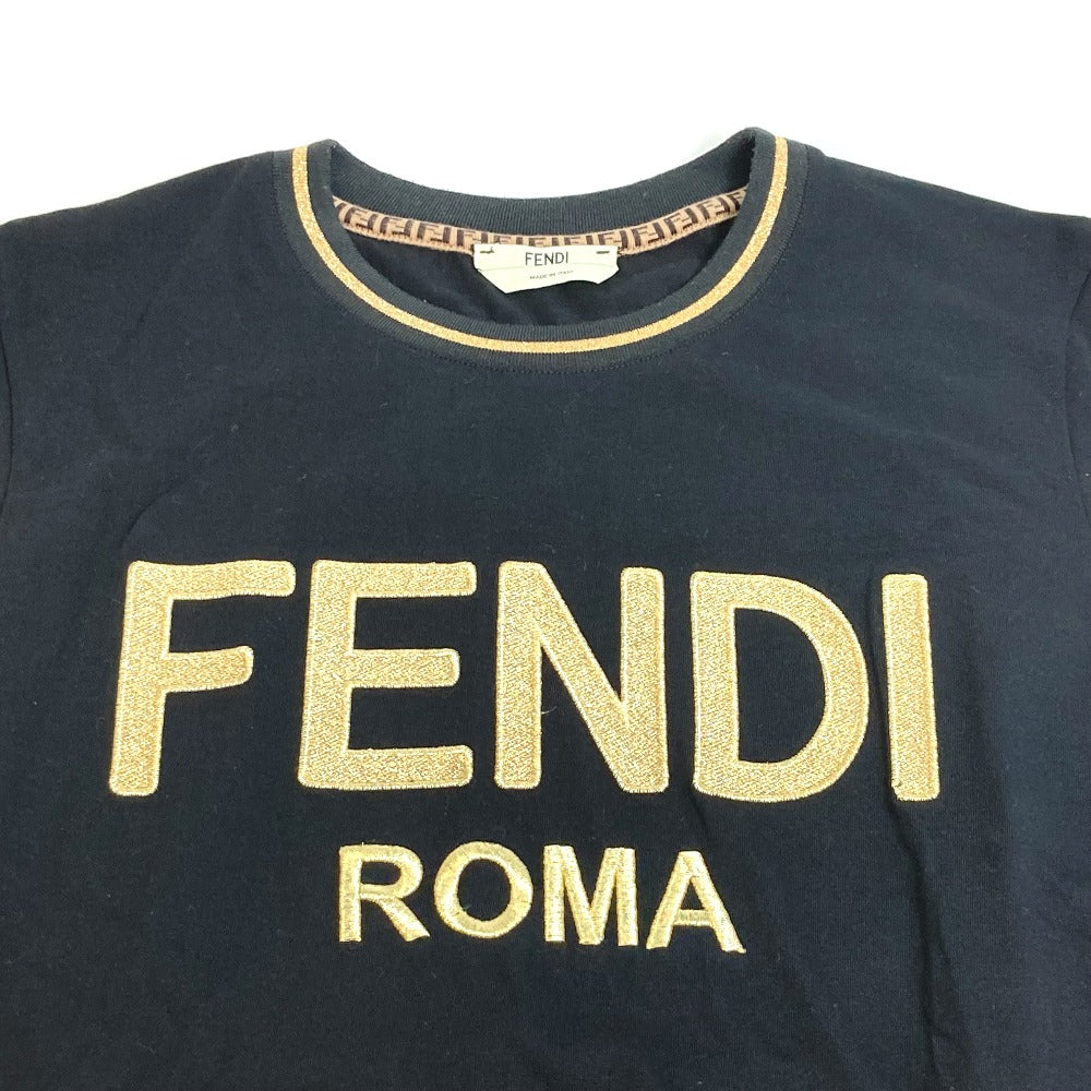 FENDI FS7254 刺繍ロゴ アパレル トップス 半袖Ｔシャツ コットン レディース - brandshop-reference
