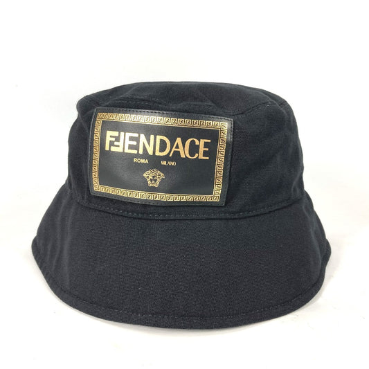 FENDI FXQ801 VERSACE コラボ ヴェルサーチ FENDACE フェンダーチェ ハット帽 帽子 バケットハット ボブハット ハット コットン メンズ - brandshop-reference