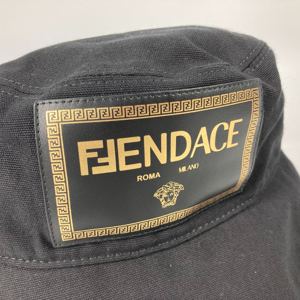 FENDI FXQ801 VERSACE コラボ ヴェルサーチ FENDACE フェンダーチェ ハット帽 帽子 バケットハット ボブハット ハット コットン メンズ - brandshop-reference