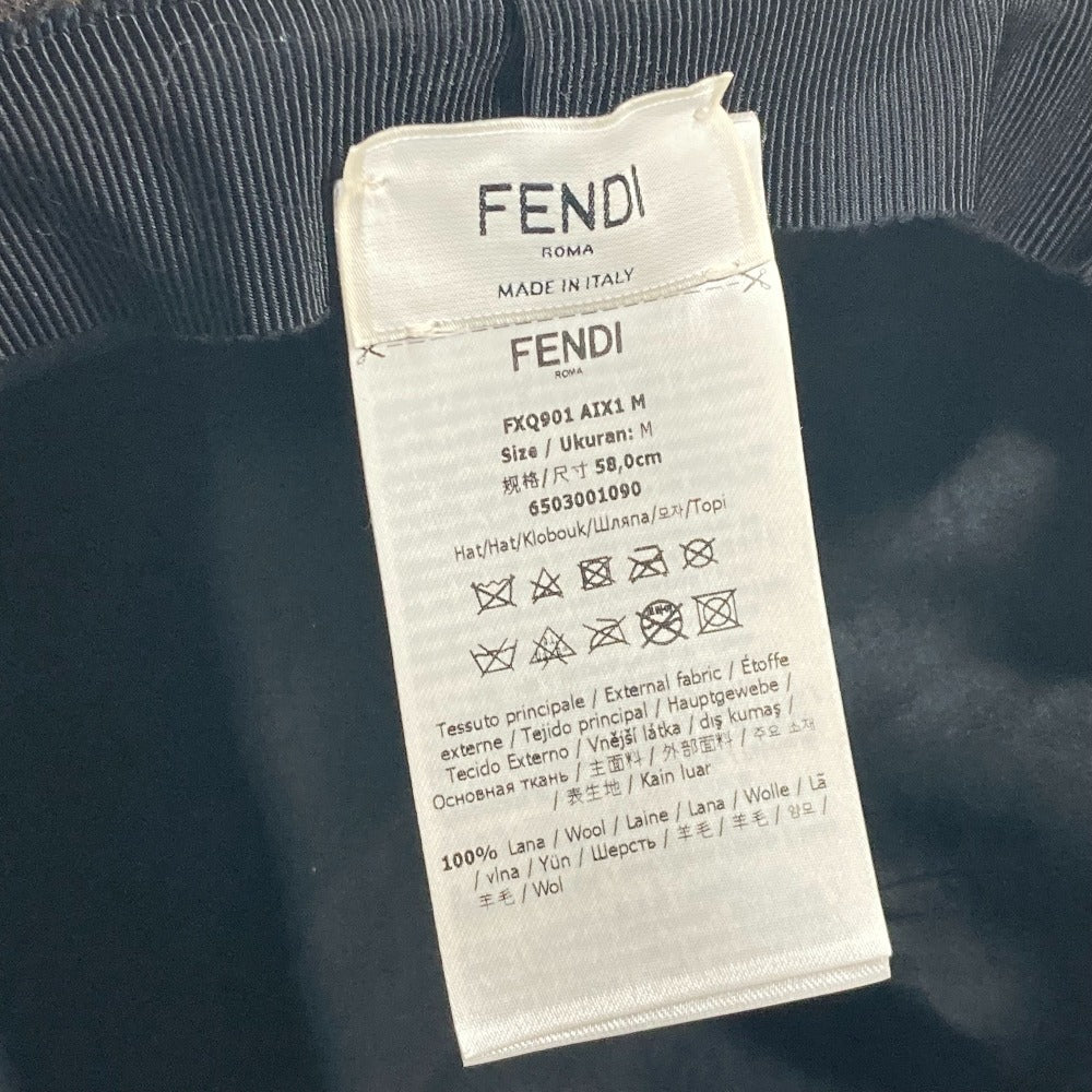 FENDI FXQ901 内ズッカ メンズ、レディース問わずお使いいただけるアイテム。 ハット ウール レディース - brandshop-reference