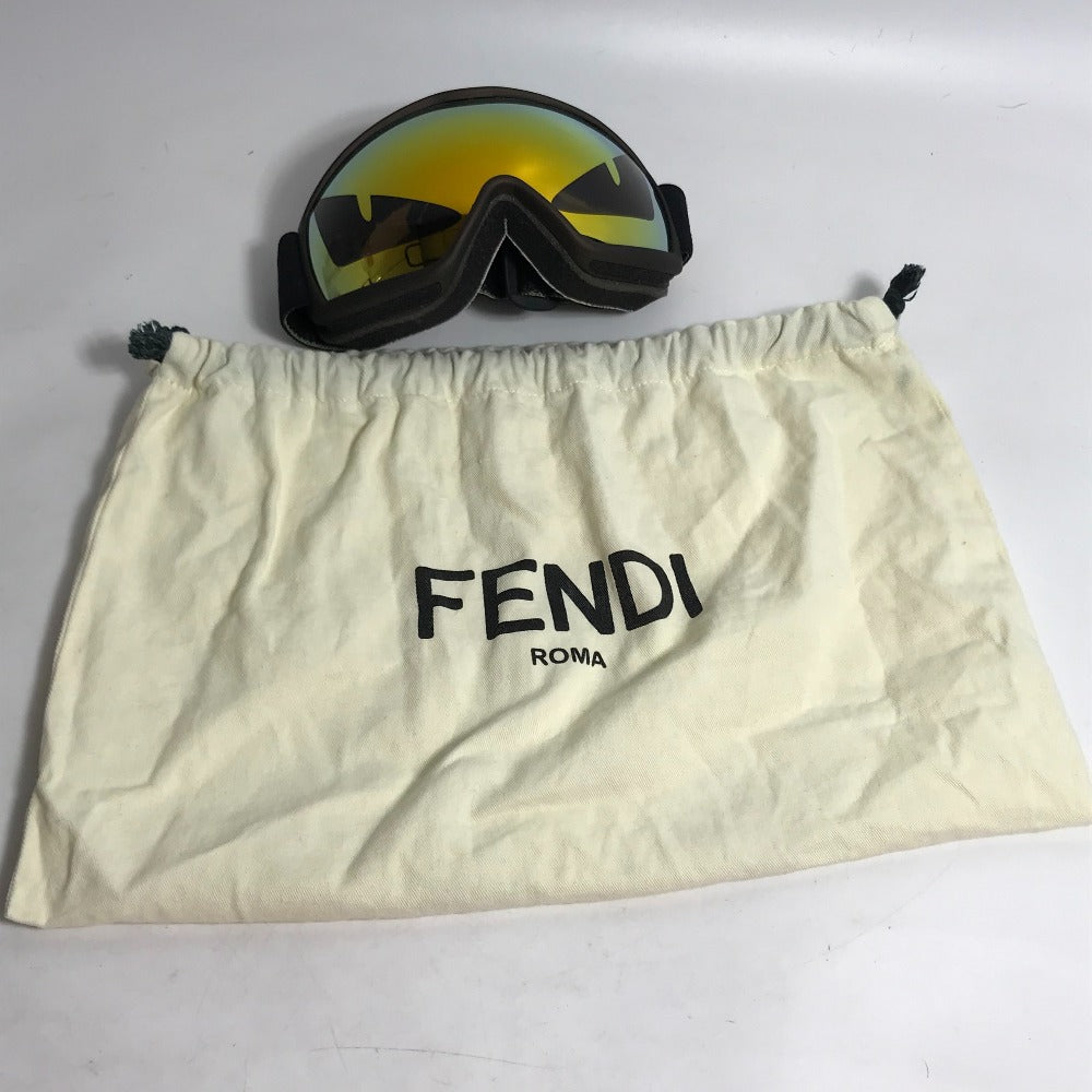 FENDI メガネ 眼鏡 モンスター バグズアイ スノーボード用 ゴーグル サングラス プラスチック メンズ - brandshop-reference