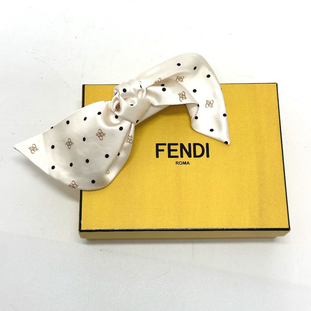 FENDI - フェンディ FENDI ロゴ りぼん リボン 水玉 ドット ヘア