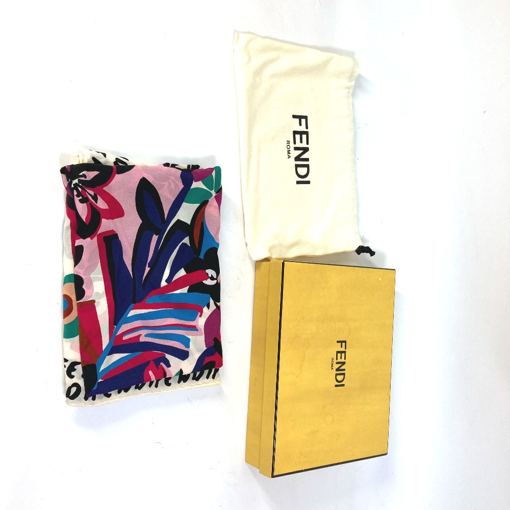 FENDI FXT085 ストール ショール ロゴ 長方形 スカーフ シルク レディース - brandshop-reference