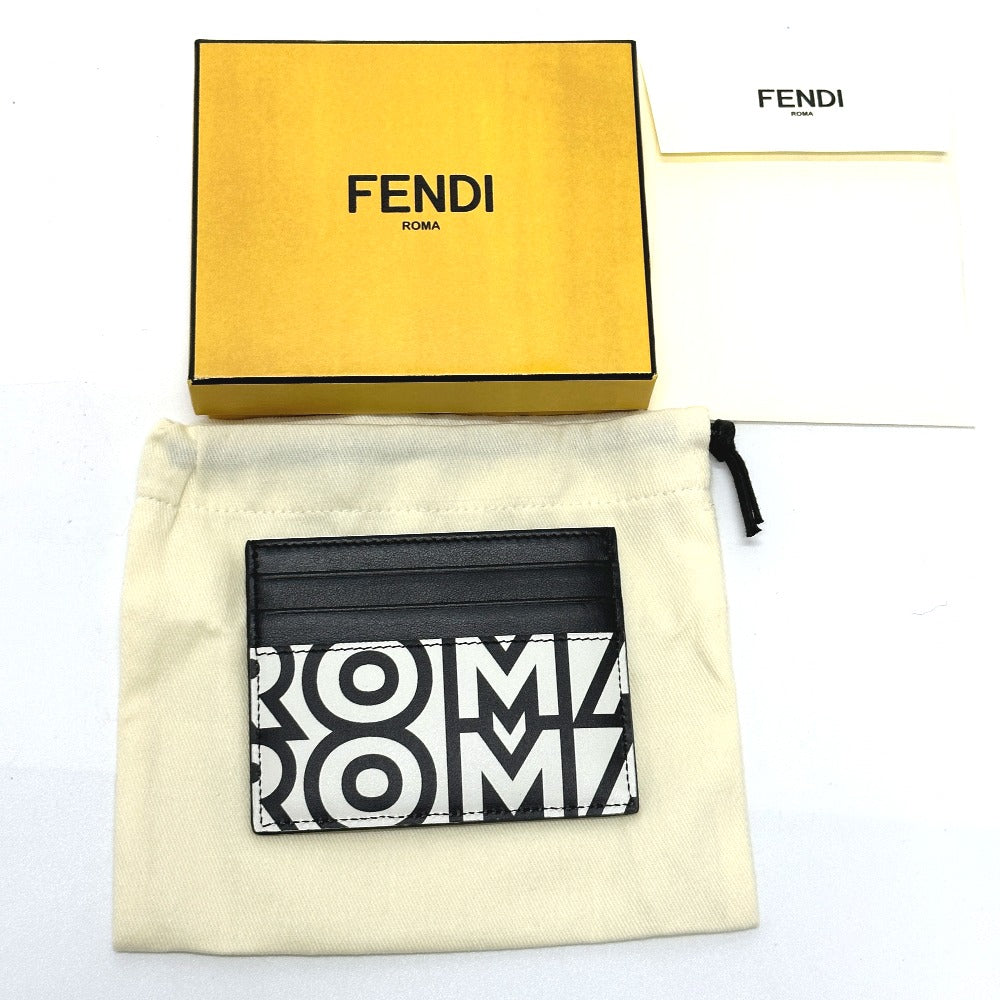 付属品-フェンディ 7M0164 カードケース パスケース 名刺入れ ロゴ レザー