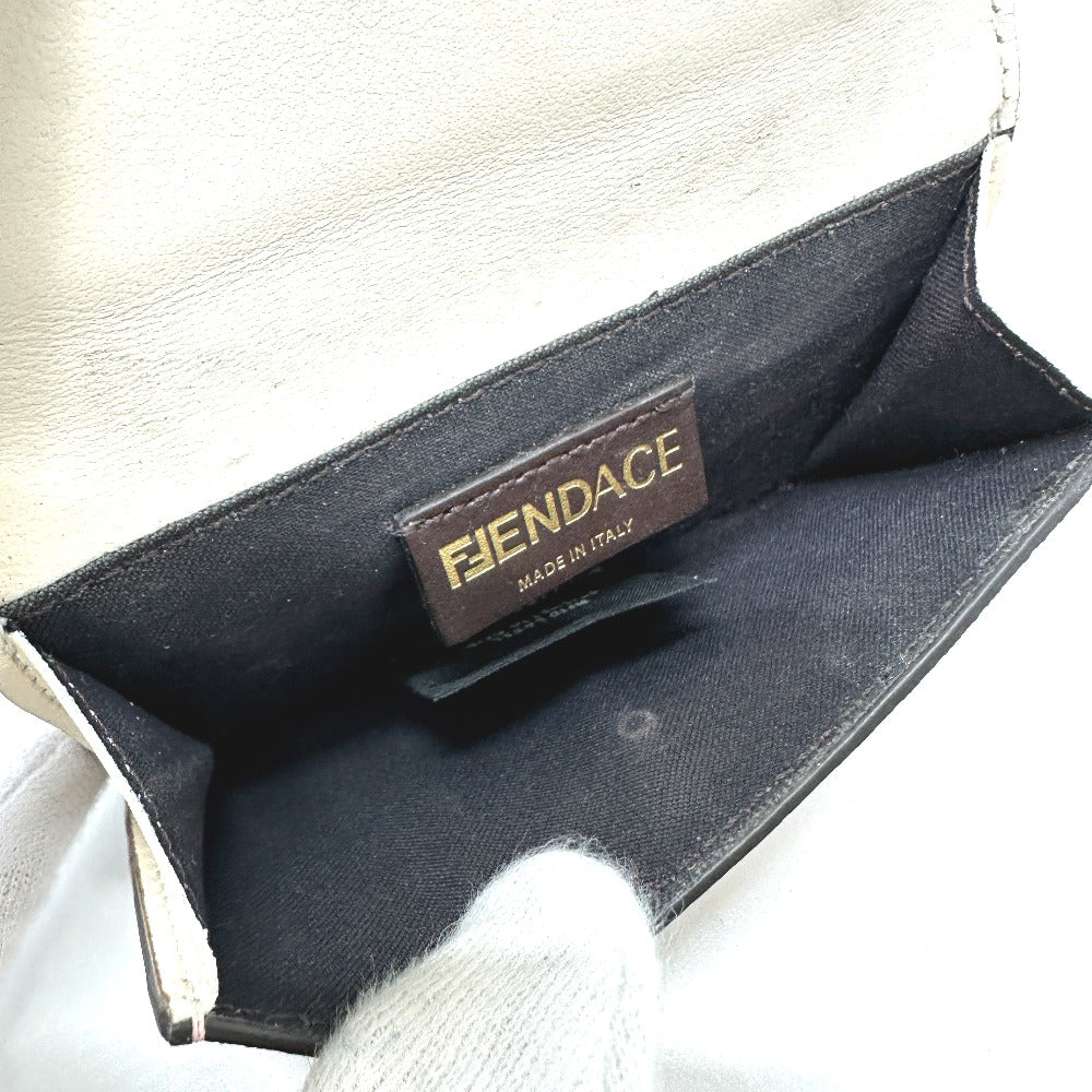 FENDI 8M0423 ヴェルサーチ コラボ vcersace フェンダーチェ FENDACE  カードケース 財布 小銭入れ コインケース レザー レディース - brandshop-reference