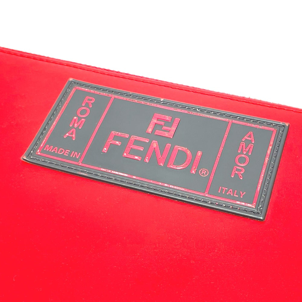 FENDI 7N0078 ファスナー ROMA AMOR セカンドバッグ クラッチバッグ レザー ユニセックス - brandshop-reference