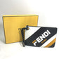 FENDI 8BS021 ストライプ ストラップ付 FILA コラボ フィラ ポーチ クラッチバッグ レザー メンズ - brandshop-reference