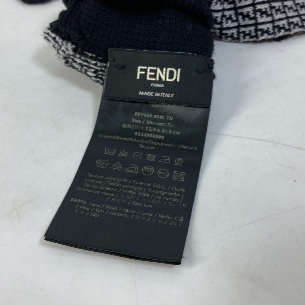 FENDI FXY010 ロゴ 手袋 グローブ ウール ユニセックス | brandshop ...
