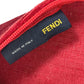 FENDI ラインストーン インテリア スワロフスキー ロゴ クッションカバー クッション ベロア ユニセックス - brandshop-reference